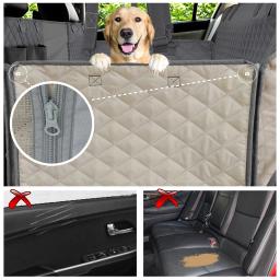 PETRAVEL Capa de assento de carro para cães, à prova d'água, para viagem, rede, protetor de assento traseiro, tapete de segurança para cães - Image 5