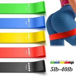 Faixas de resistência de látex conjunto de fitness faixas de borracha treinamento de força expansor equipamentos de ginástica faixas elásticas - Image 1