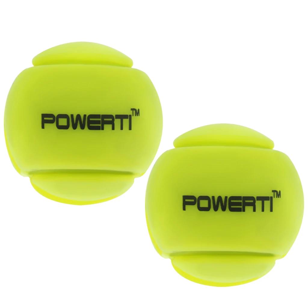 Amortecedor de vibração para raquetes de tênis/squash, 2 peças, silicone à prova de choque - Image 1