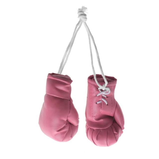 Mini luvas de boxe em miniatura: ornamento decorativo pendurado para festas e lembranças