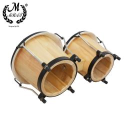 M mbat de madeira bongo tambor alta qualidade instrumento percussão 6 Polegada pandeiro africano com chave música acessórios ritmo presente - Image 5