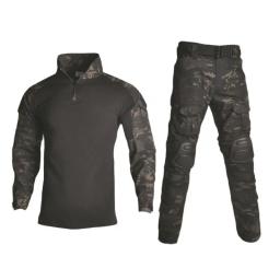 Uniforme militar das forças especiais com equipamento de proteção, terno tático, calças de camuflagem, jaqueta, pistola de ar, caça - Image 4
