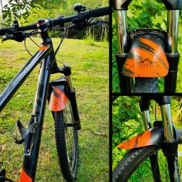 NICEDACK Venda quente de bicicleta para-lama uma variedade de padrões colocação opcional de para-lama dianteiro de bicicleta acessórios de bicicleta legais - Image 3