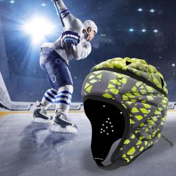 Futebol Rugby Acolchoado Capacete Goleiro Cabeça Macia Guarda Anti-colisão Cap Esponja Lycra Hóquei Patinação De Rolo Chapelaria - Image 2