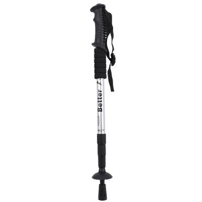 Liga telescópica Alpenstock para acampamento ao ar livre, 4 seção, caminhadas, bengala, pólos - Image 1