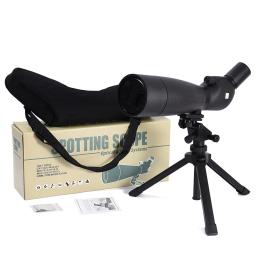 Luneta super 20-60x80 com tripé, hd 80mm, grande, objetivo, óptico, acampamento ao ar livre, observação de pássaros, telescópio monocular - Image 6