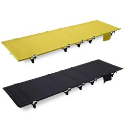 Cama de acampamento dobrável portátil, liga simples do lazer, berço reforçado, peso leve, pausa para o almoço - Image 1