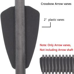 Besta e Besta Arcos, TPU Arcos Caça Acessórios, 3 Cores, Nota Não incluindo Arrow Shaft, 2 polegadas, 60 pcs, 100pcs - Image 3