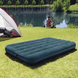 Cama de almofada de ar duplo ao ar livre único aumentando e espessamento sonho verde dobrável cama colchão inflável móveis - Image 4