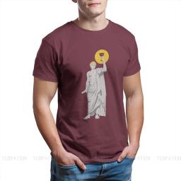 Camiseta de algodão com estampa dionísio, camiseta da moda para homens, histórico da mitologia grega - Image 1