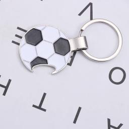 Padrão de futebol chaveiro para homens e mulheres, mini lembrança, moda esportes chaveiro para fãs, enfeite mochila, 1pc - Image 4