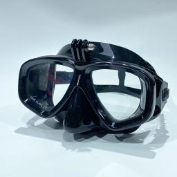 Máscara de mergulho subaquática profissional, óculos de mergulho são adequados para câmera esportiva pequena GoPro, máscara de mergulho totalmente seca - Image 4