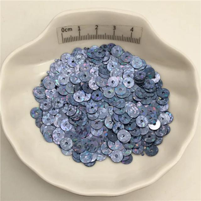 Sequins de PVC Fracados a Laser para Roupas, Acessórios e Artesanato - Atacado 10g nas Medidas 4mm, 6mm e 8mm