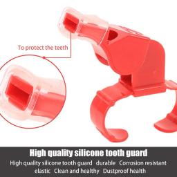 Apito De Treinamento Esportivo, Árbitro De Futebol, Anel De Plástico Seguro, Guarda Do Dente Para O Esporte - Image 3
