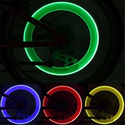 Luzes de bicicleta com sensor de movimento, luzes led com baterias, para estrada, mtb, mountain bike, tampa da válvula do pneu, acessórios de bicicleta, 1 peça - Image 2