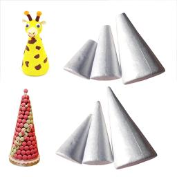 Cone plano de espuma de isopor, ponta de cone para artesanato, acessório de festa artesanal, decoração de festival e comemoração, natal - Image 4