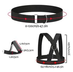 Bungee-conjunto de cordas de resistência para hóquei, cintas verticais para treinamento de movimento lateral de esgrima - Image 4