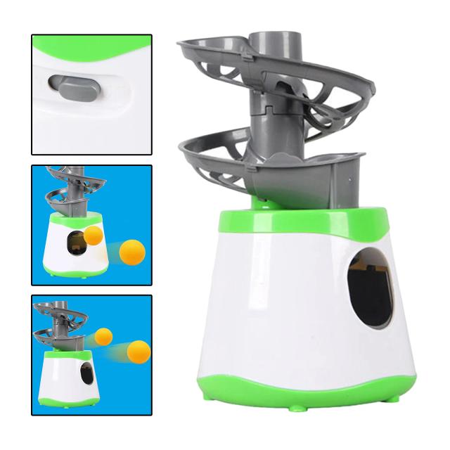 Mini Robô Automático para Treinamento de Tênis de Mesa com Lançador de Bola de Ping Pong