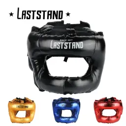 Capacete protetor semi-aberto para boxe, combate profissional, proteção para o nariz e rosto, equipamento de cabeça, feixe de combate - Image 1