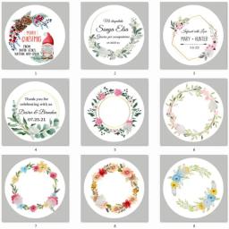 100 peças de adesivos personalizados e logotipos personalizados/adesivos de casamento/design de seus próprios/adesivos de garrafa personalizada - Image 2