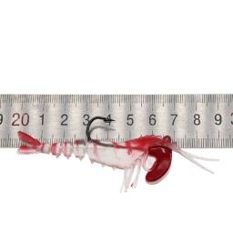 Simulação de camarão 12.5g, isca de pesca macia e luminosa, isca de truta artificial com cheiro de peixe e gancho único - Image 3