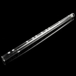 Flauta acrílica transparente para instrumento de sopro, 6 furos, instrumento musical, alta qualidade, flauta DIZI - Image 1