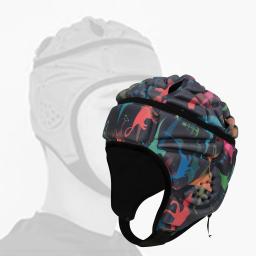 Capacete de rugby ajustável eva acolchoado chapelaria futebol goleiro cabeça macia protetor capacete protetor para unisex jovens adultos - Image 5