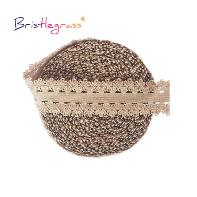 Franja Elástica de Renda Completa: 2, 5 e 10 Jardas de 20mm para Tutu, Costura, Artesanato e Acessórios com Frete Grátis