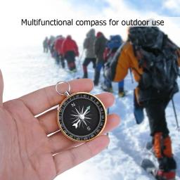 Bolso mini caminhadas acampamento bússola leve brujula bússola de emergência navegação bussola ao ar livre mulit kompass geologia ferramenta - Image 3