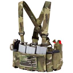 Airsoft tático 5.56 Rig Peito Compoteira Escondido Leve Colete плитоноска тактическая Com 3*5.56 2 * Pistol Mag - Image 2