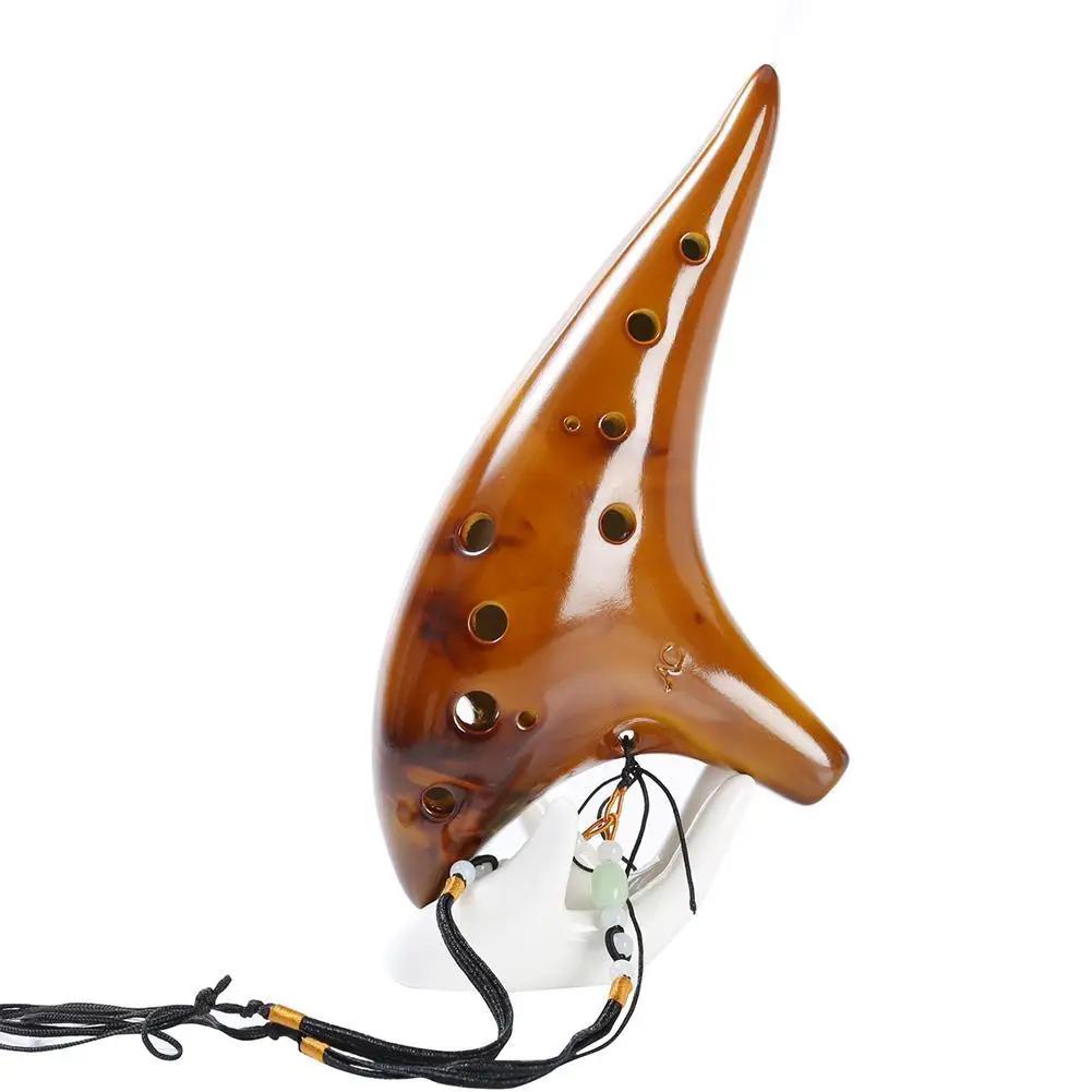 Professional Alto C Ocarina Cerâmica, 12 Buracos, Coleção Musical Tenor - Image 1