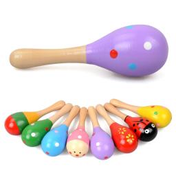 Brinquedo de madeira para bebê, martelo de areia, chocalho, instrumento musical, percussão, infantil, criança, 1pc - Image 3