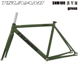 Tsunami snm100 quadro de bicicleta kit de suporte de engrenagem fixa 49cm 52cm 55cm 58cm quadro de pista de alumínio opções multicoloridas - Image 4