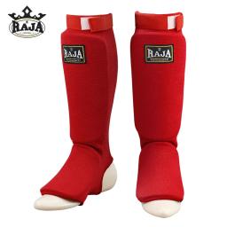 Raja equipamentos de boxe caneleiras muay thai perna apoio escudo tornozelo luta judô karate kickboxingtraining shin proteção - Image 3
