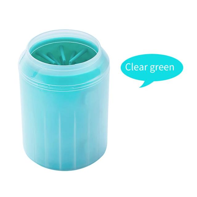 Escova de limpeza portátil com silicone macio para patas de cães e animais de estimação