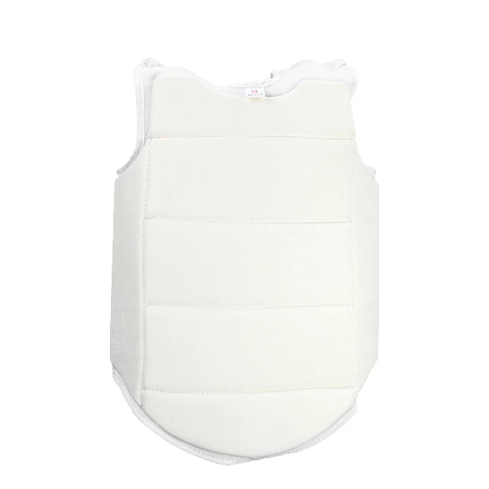 Colete de proteção do peito estilo wkf, protetor de corpo para homens e mulheres, taekwondo mma de treino, equipamento de treino para crianças, cor branca - Image 1