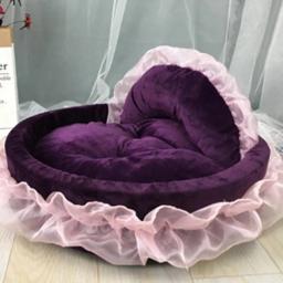 Animais de estimação princesa casa confortável grosso cama para cães cama para animais de estimação inovadores cama de dormir - Image 2