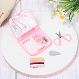 Mini Kit De Costura Scissor Dedal Agulha Roscas Conjunto De Caixa, Botões, Pinos, Caixas De Armazenamento, Caixa De Costura, Portátil, Doméstico, Viagem, 1 Conjunto - Image 3