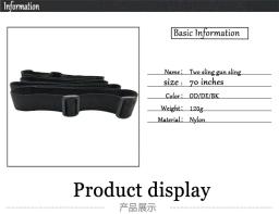 Bandoleira de rifle de caça ajustável, modelo ms1, universal, para airsoft, náilon, ar15, tática qd - Image 6