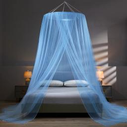 YanYangTian-Cama Canopy, Mosquiteiro, Barraca Repelente de Acampamento, Cortina de Insetos, Rede Dobrável, Sala e Quarto, Verão - Image 3