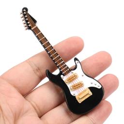 1 conjunto de mini instrumentos musicais de decoração, instrumentos musicais de decoração em miniatura com estojo e suporte - Image 3