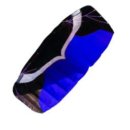 Parafóleo/manobra kite 2m, esportes ao ar livre divertido nylon vermelho/azul cor dupla linha bom voo - Image 4