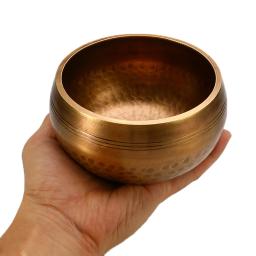Budismo Meditação Bell Sound Therapy, Tigela De Sinos Tibetanos, Tigela De Bronze, Ioga Chakra Cura, Presente Espiritual, Budista - Image 5