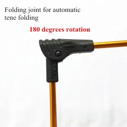 Acessórios da barraca comum suporte de plástico haste de reparo haste de apoio peças rotativas dobráveis componentes de apoio tenda automática - Image 4
