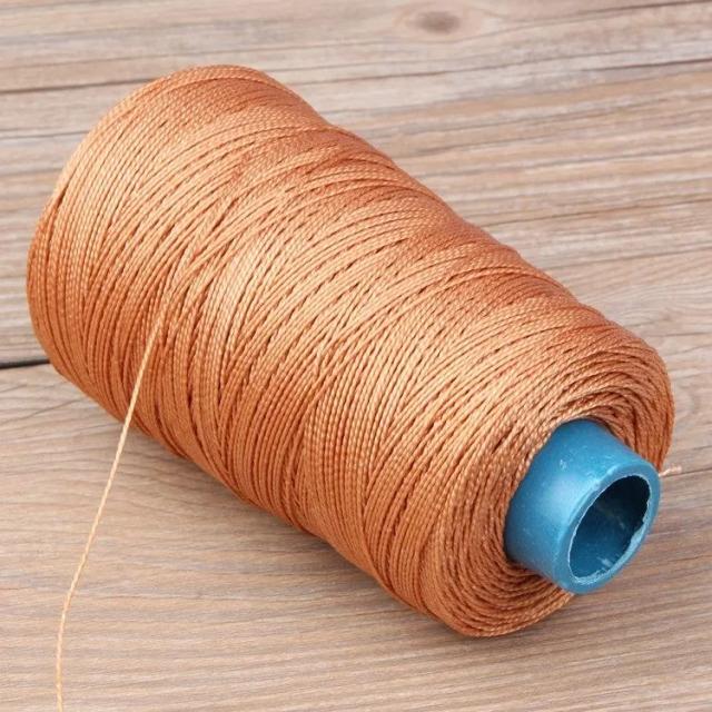 Fio Encerado de Nylon e Couro para Artesanato - 300m de Linhas de Costura Resistente para Reparos e Sapatos