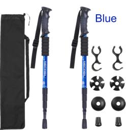 Pólo telescópico de alumínio nórdico para trekking, vara de caminhada, vara de acampamento, acampamento de esqui, muletas ao ar livre, 2pcs por lote - Image 5