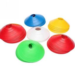 Conjunto de cone de disco para agilidade, espaço para treinamento, campo de rugby, com suporte de plástico, disco de jogo para bola de futebol - Image 1
