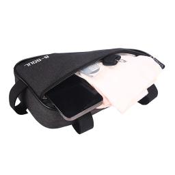 Bolsa para bicicletas com triângulo à prova d'água Bolsa com estrutura de tubo frontal Bolsa para mountain bike com estrutura para selins Acessórios para mountain bike - Image 4