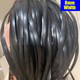 8mm 500g profundo alívio preto gradiente plana material sintético rattan rolo diy feito à mão malha reparação cadeira mesa cesta garrafa decoração - Image 1