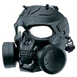 Airsofta airsoft máquinas bioquímica dupla máscara de ventilador tático pc lente protetora máscara bb arma paintball ao ar livre equipamento de caça - Image 6